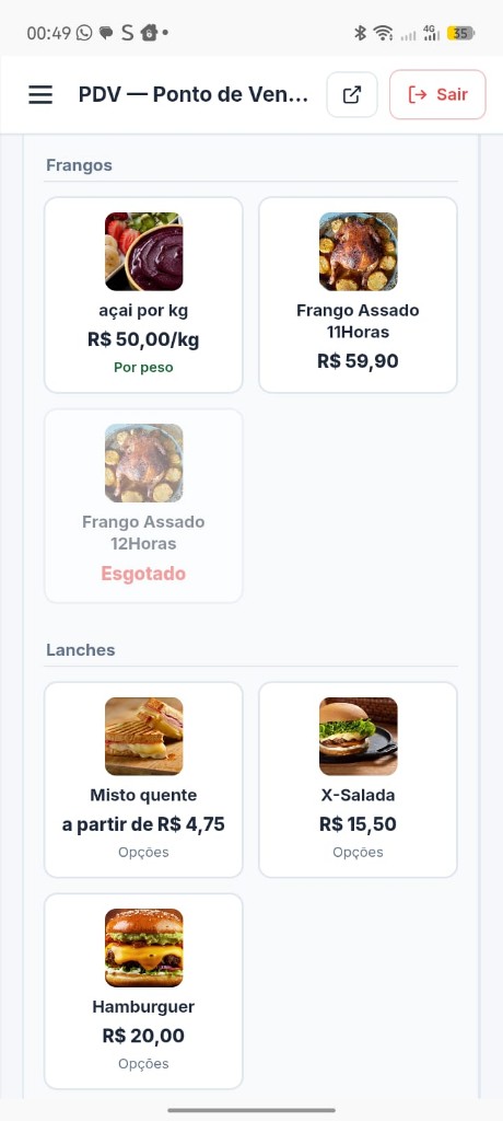 PDV EuPedi no celular